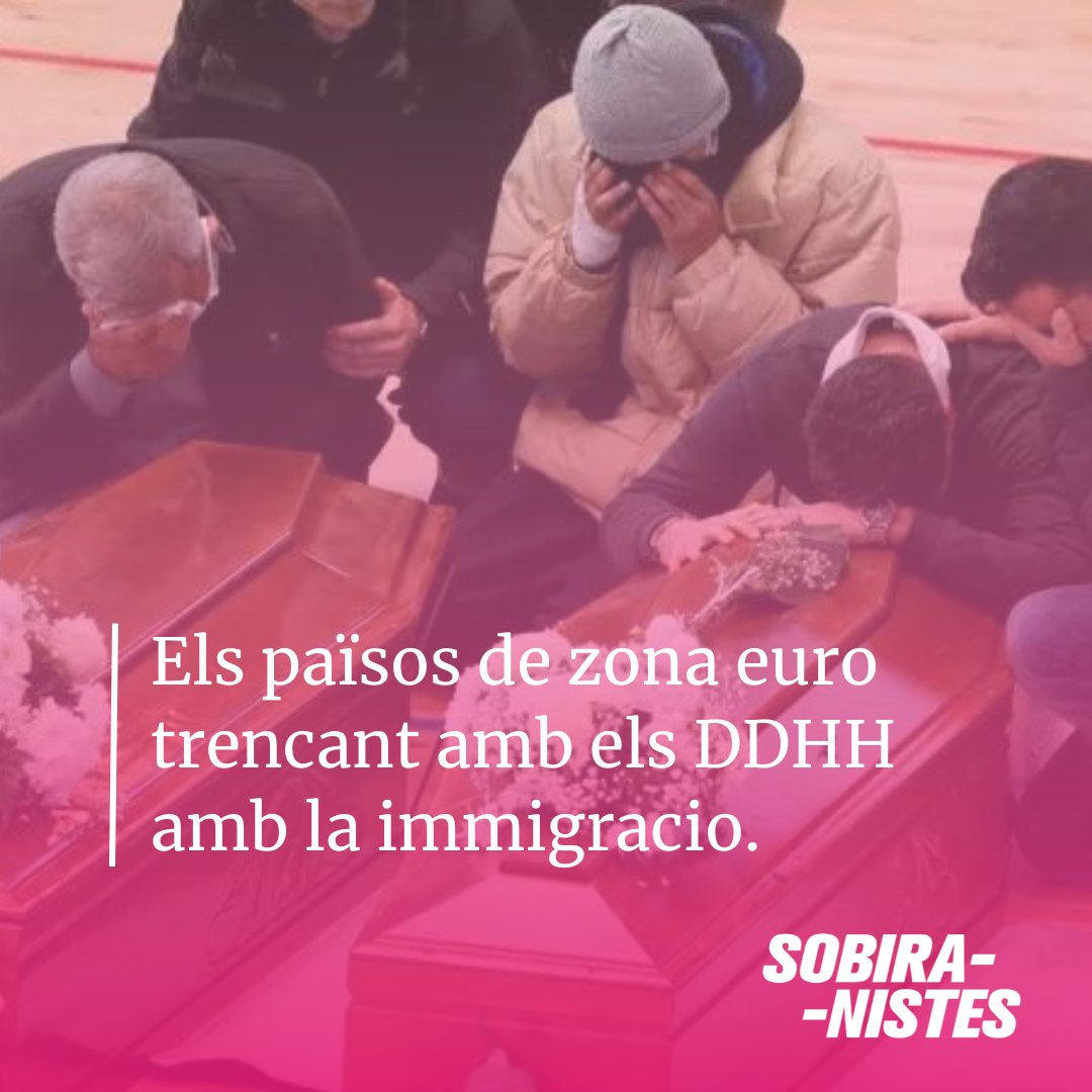 🇪🇺En una dècada, diversos països de la UE han traspassat línies vermelles impensables en matèria de Drets Humans!

☠️Han convertit el Mediterrani en un cementiri i els presidents de l’eurozona en són els assassins.

publico.es/sociedad/agres…
