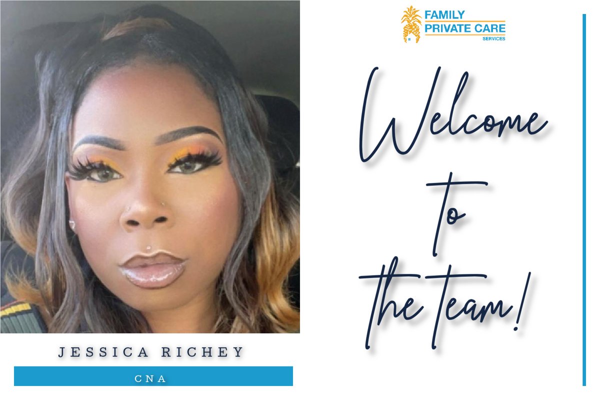 oin us in welcoming Jessica Richey to the Family Private Care team! We are honored to have you join us!
#welcome #healthcare #CNA #FamilyPrivateCare