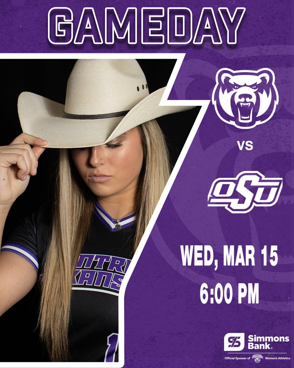 Guess what day it is? That's right, it's GAME DAY AGAINST THE  NO. 2 COWGIRLS! We'll see you at Farris Field at 6 PM!

🆚- No. 2 Oklahoma State
📍- Farris Field
🕕- 6 PM
📺- es.pn/3lhvRQu
📊- bit.ly/2TRo20M
🎟️- bit.ly/3TgtTMC

#BearClawsUp