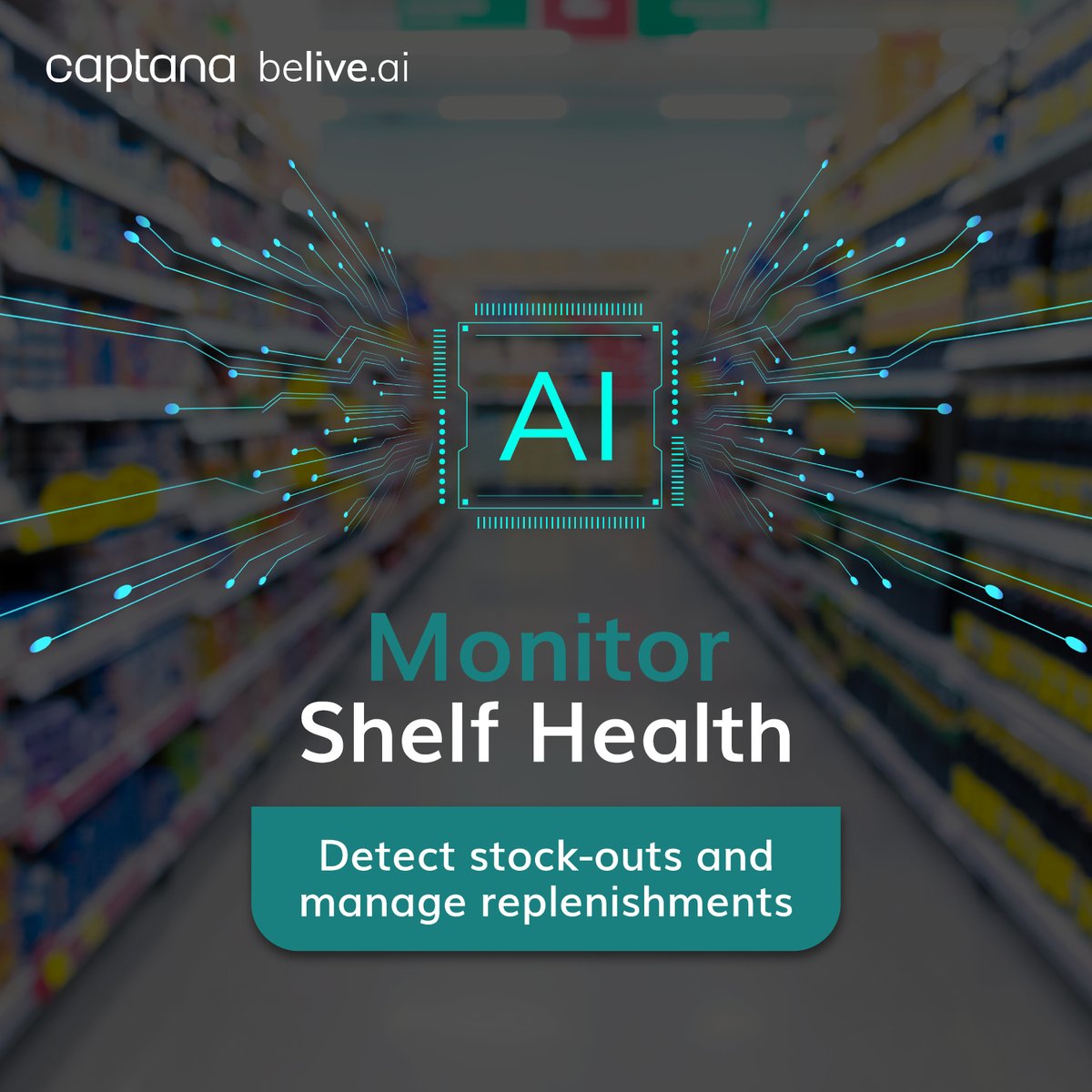 Get real-time data about shelf conditions and make operative decisions by powering your store with captana - belive.ai, a SES-imagotag company. 

#retailtrends #retailtech #beliveai #aitechnology #aisolutions #vusion #captana #artificialintelligence #aimarketing