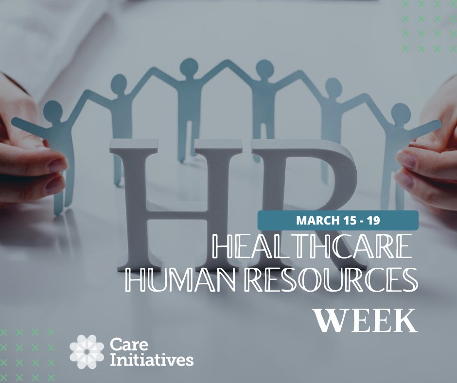 Today marks the beginning of Healthcare Human Resources Week. We recognize and celebrate the outstanding HR professionals who work behind the scenes to support our teams. Thank you for ensuring our employees are well cared for so they can provide quality care for our residents.