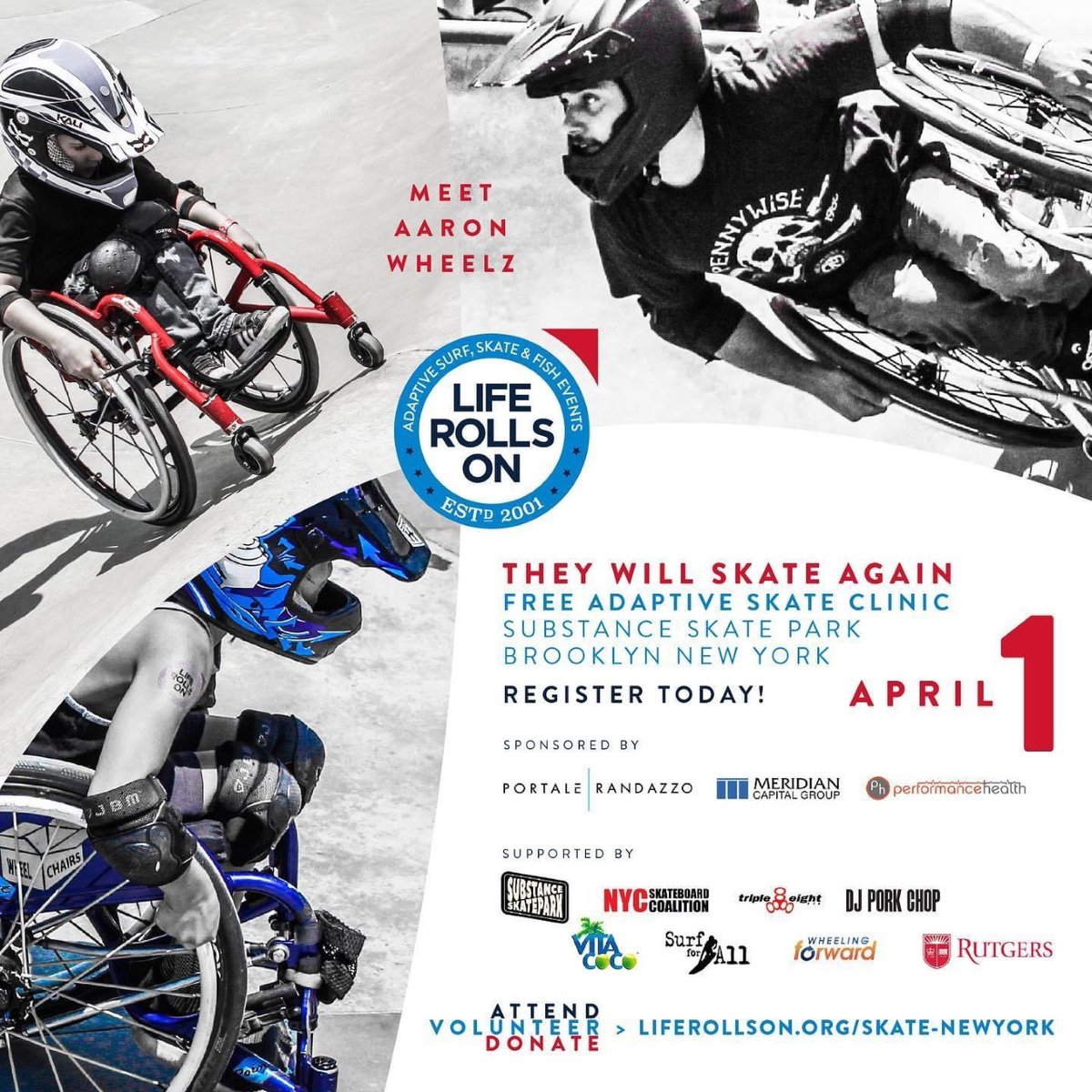 MountSinaiSCI's tweet photo. They Will Skate Again New York
Volunteers, people of all ages living with disabilities, and entire families come together for an epic day at the skate park.

#liferollson #sci #spinalcord #spinalcordinjury #adaptive #skating #wheels https://t.co/meBJDsDlGt