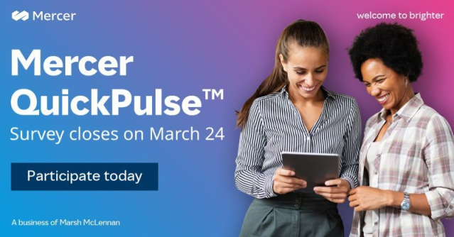 radpilot72's tweet photo. Get ahead of total rewards strategy and #compensation in the #FutureofWork. Take part in our Mercer QuickPulse Compensation Planning Survey to get a free copy of the results. https://t.co/C3pyfljjot https://t.co/dWVHpG1jzD