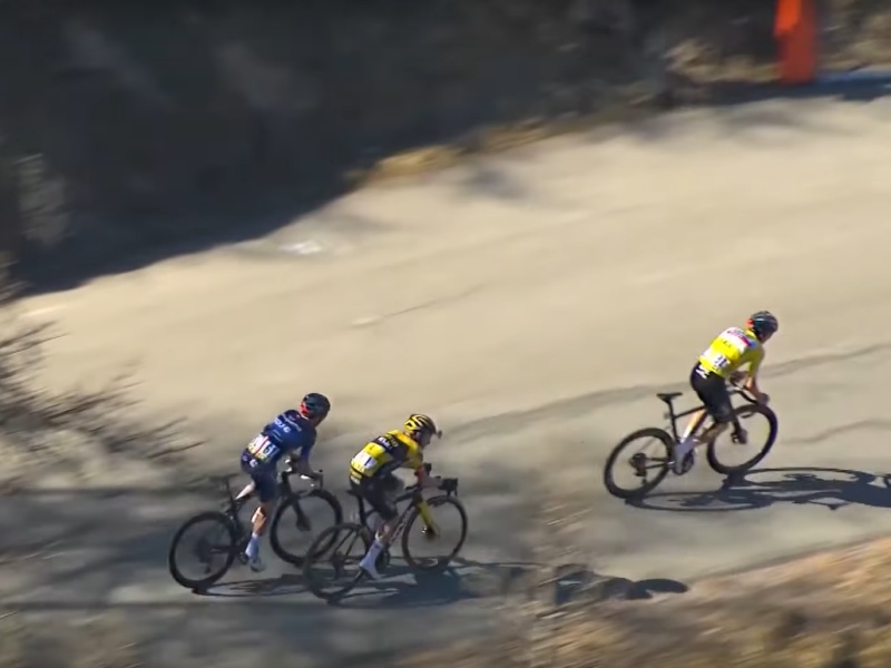 TourOnTV's tweet photo. Tadej Pogacar is unlike Jonas Vingegaard – a springtime state of play update

https://t.co/xtnAJjMpBk https://t.co/TZq7EtpJ5b