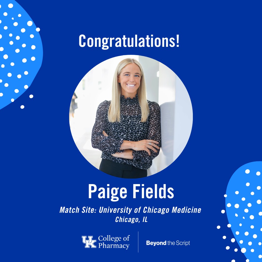 UK_COP's tweet photo. Paige is headed to the Windy City and @UChicagoMed! 

#RxMatchDay 👏👏👏 https://t.co/9bW5XRcHJc