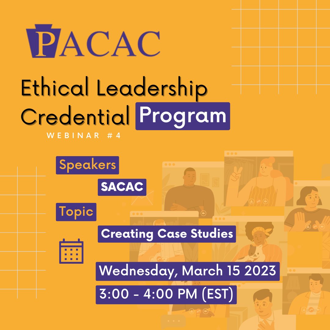🗣 Calling all secondary and postsecondary admissions and school counseling professionals looking to hone their skills and implement best ethical practices into their work!

visit PACAC.org for more info!