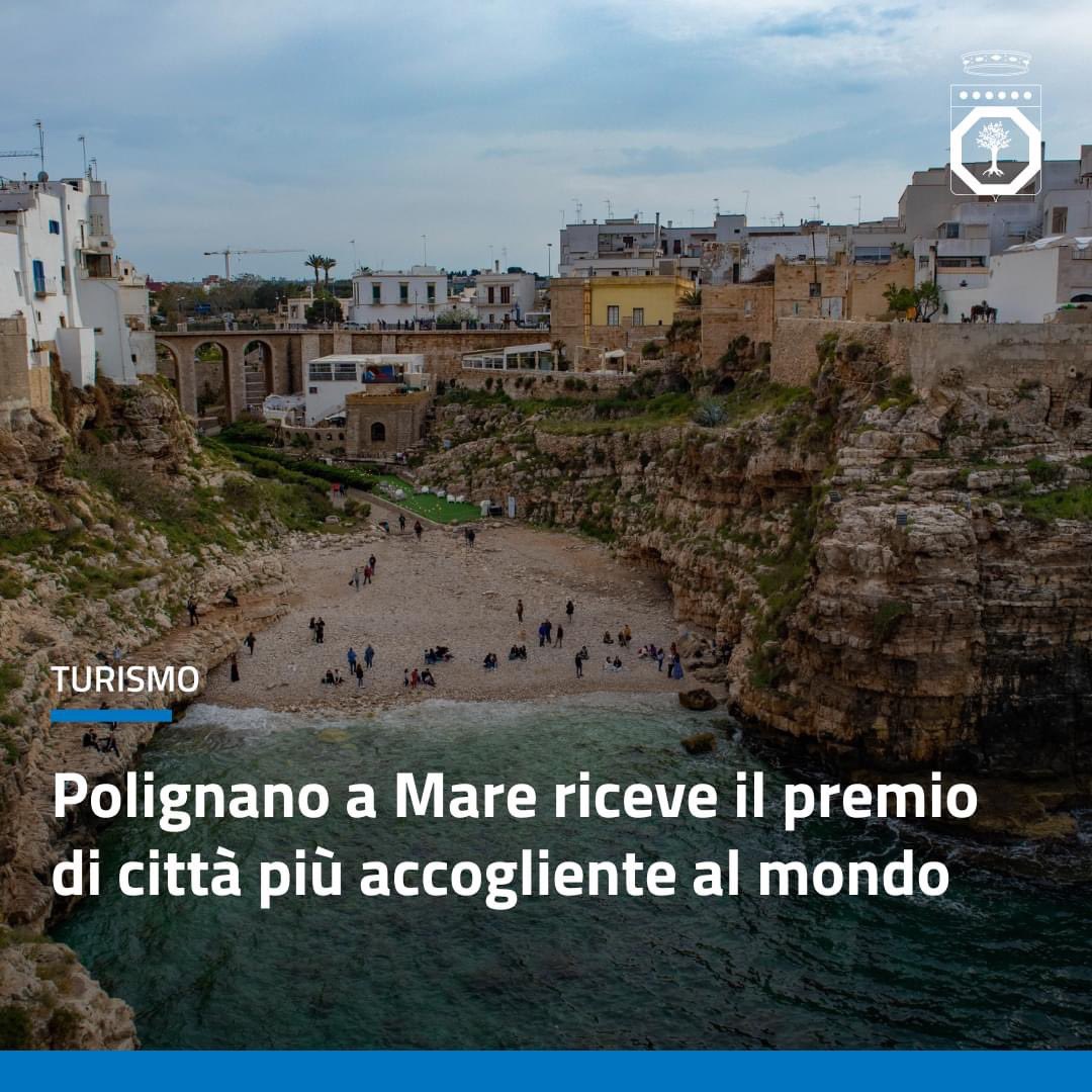 RegionePuglia's tweet photo. .@bookingcom sarà a Polignano a Mare per consegnare il riconoscimento di città più accogliente al mondo, secondo l’edizione del #TravellerReviewAwards2023.
Giovedì #16marzo
⌚️Ore 11:00 - 12:30
📍 Fondazione #PinoPascali
➡ Approfondisci https://t.co/v9lYffYqhm https://t.co/YTRZwDy8zJ