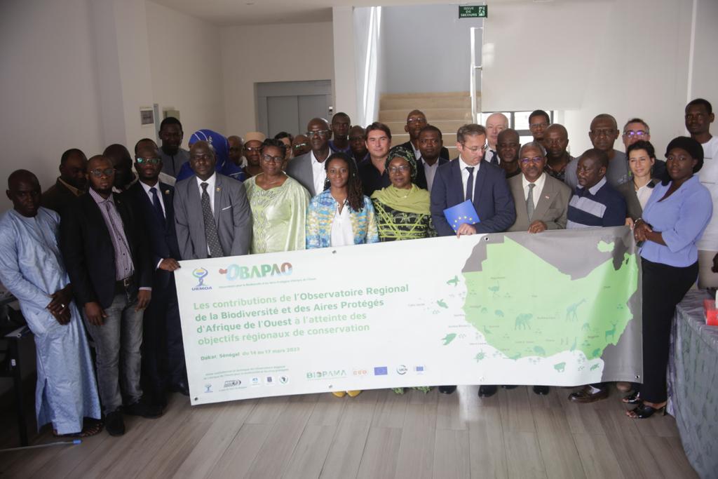 Obapao1's tweet photo. #Biodiversity and #protectedareas experts from 16 West African States and their technical and financial partners @IUCN_PA @UEMOA_Officiel @EU_Commission  @Csesenegal @ug_gmes @rampao_network @aghrymet  meet in #Dakar to validate the #OBAPAO observatory progress.

#BIOPAMA https://t.co/DkEPt8kKxg