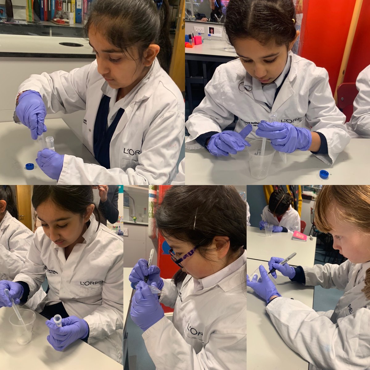 CroydonHighJnrs's tweet photo. Five Year 5 pupils visited the Royal Institution yesterday for the GDST Junior Science Conference. They enjoyed taking part in lots of scientific investigations! #GDSTGirl #EveryGirlEveryDay #GDSTScience #RIScience https://t.co/e8mK6BBC4N