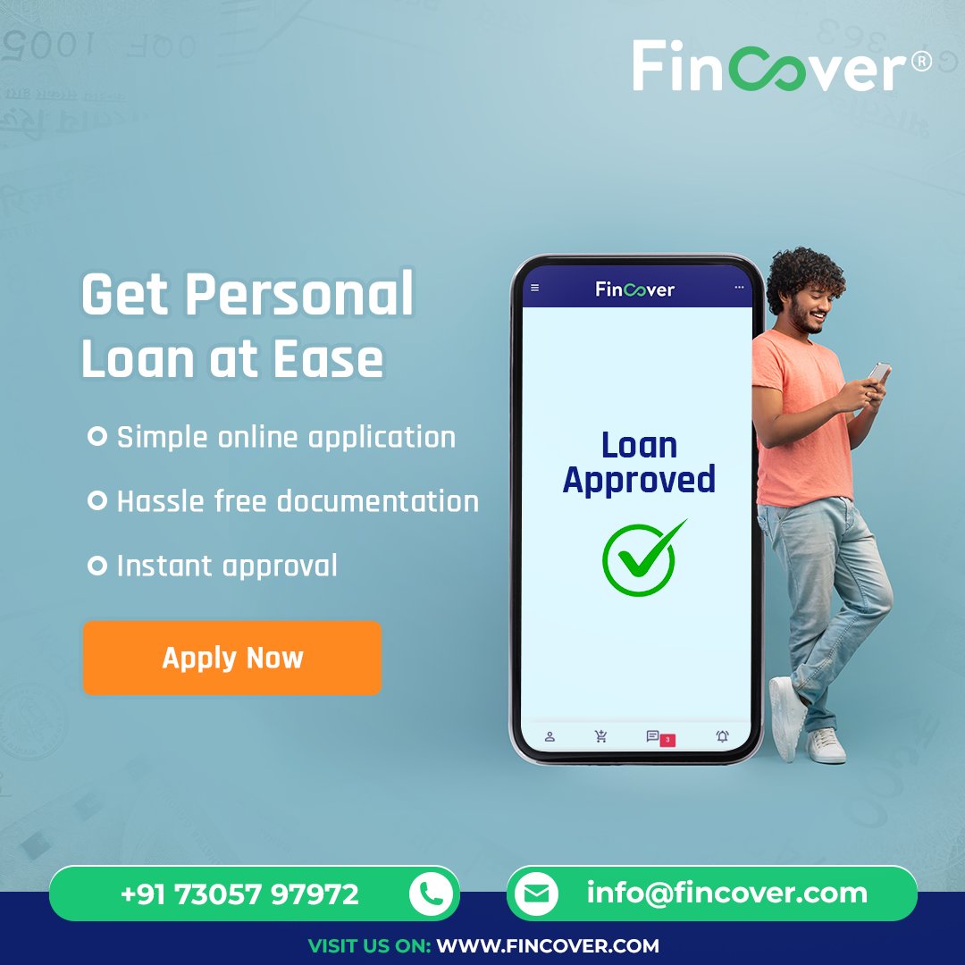 A Personal Loan could you help you meet emergency needs with ease. Visit Fincover.com and unlock the best deals on Personal Loans.
#FinCover #loan #personalloan #InstantPersonalLoan #businessloan