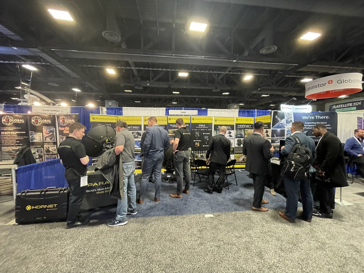 We’ve already had some amazing feedback on the PIM and HORNET. 

Stop by Booth 1638 to see what all the buzz is about! 

Remember to visit Room 146c at 1:45 to watch Paradigms panel. 

#makingsatcomsimple #PARADIGM #SATShow #Satellite2023