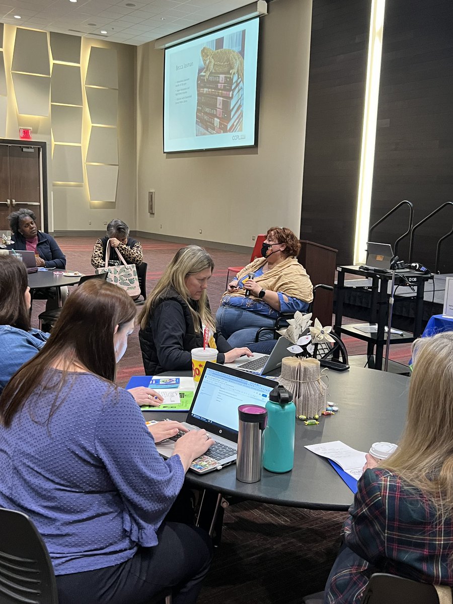 Becca Jasman from <a href="/CCPLVA/">Chesterfield Library</a> is sharing collaboration tips for school librarians at the <a href="/VAASL/">VAASL</a> James Spring Regional!!
