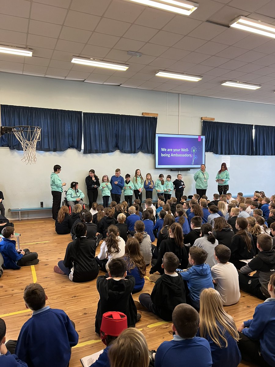 MissGreenBSJS's tweet image. Our well-being ambassadors delivered assembly today talking about who they are, what they do and how they help. We showed our range of books available to help through different times📚 Our next assembly will be about our see it, say it, solve it approach🤝#bsjpshe @BramleyJunior