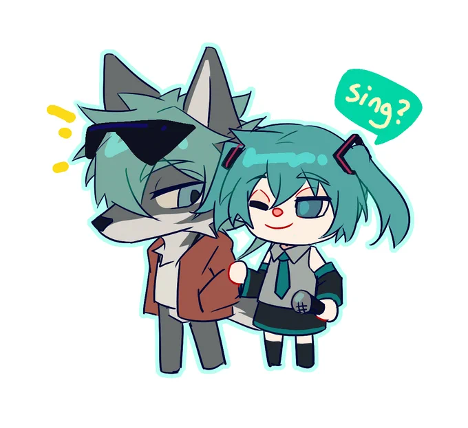#初音ミク 拟兽水仙 