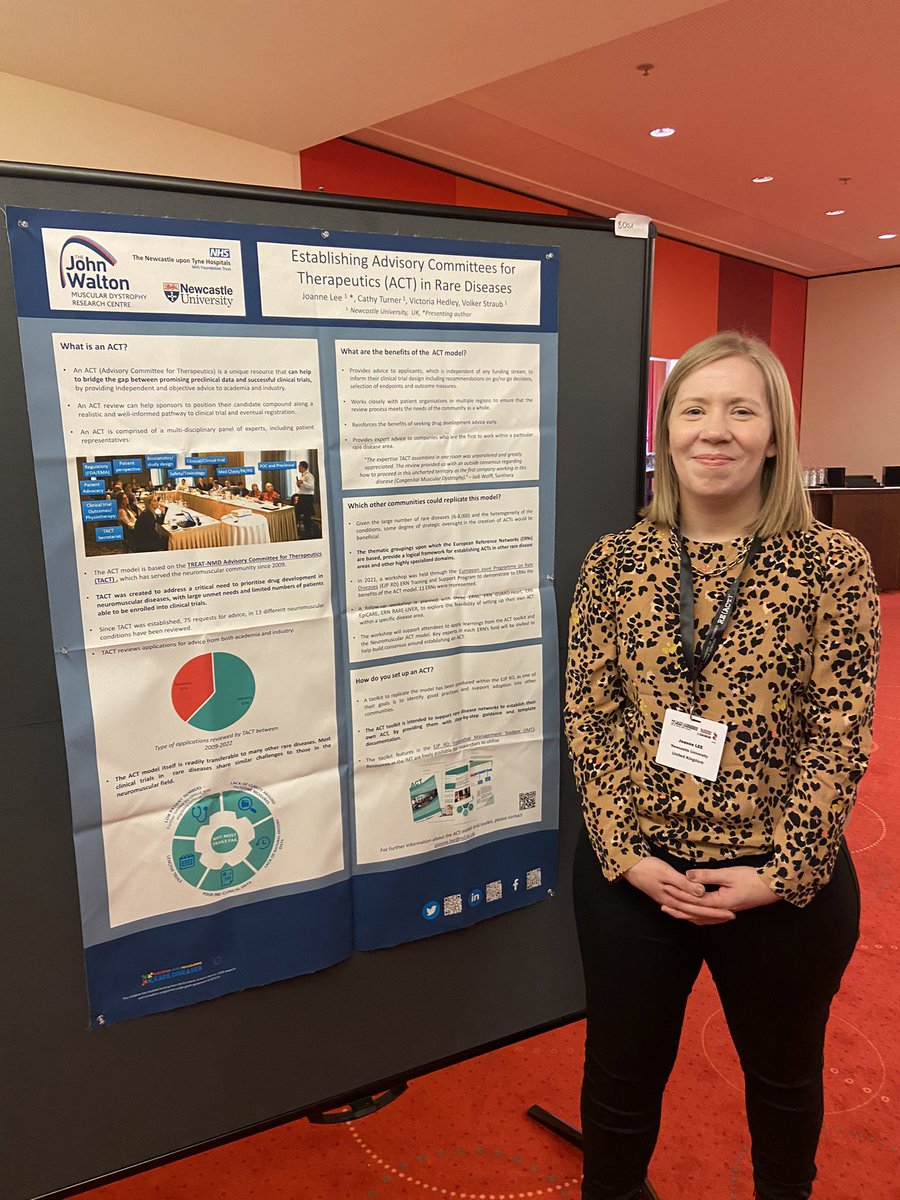 Joanne Lee (@joleeene) on Twitter photo First day at the #REACTCONGRESS IN Berlin! Looking forward to learning lots from an excellent program of presentations. I will also be presenting a poster about our plans to replicate the <a href="/TREAT_NMD/">TREAT-NMD®</a> Advisory Committee for Therapeutics model in other rare diseases. First day at the #REACTCONGRESS IN Berlin! Looking forward to learning lots from an excellent program of presentations. I will also be presenting a poster about our plans to replicate the <a href="/TREAT_NMD/">TREAT-NMD®</a> Advisory Committee for Therapeutics model in other rare diseases.
