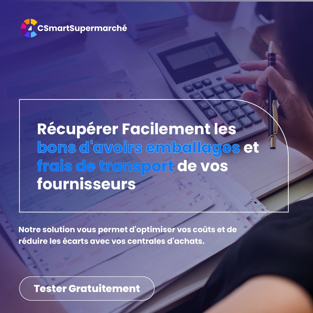 ComptaSmart's tweet photo. Vous cherchez à réduire les écarts avec vos centrales d'achats ?. #Supermarché #Franchise #Achats #Automatisation #CsmartSupermarches
Pour en savoir plus c'est par ici::: > https://t.co/EgJbaQJNJR https://t.co/REOxb4aMr8