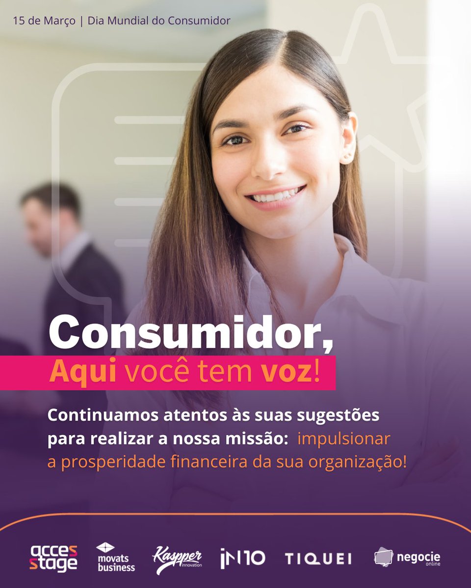 accesstagebr's tweet photo. Agradecemos a parceria e confiança de nossos clientes, por isso, gostaríamos de lembrar que o feedbacks são importantes para continuarmos mantendo a melhor entrega em nossos serviços e atendimento. 

#accesstage #diadoconsumidor #semanadoconsumidor #sucessodocliente https://t.co/sGQE9a885L