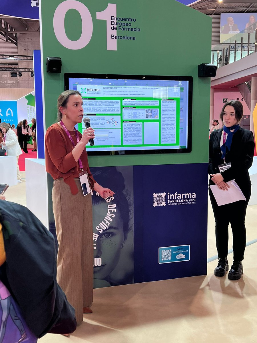 LASEMI_es's tweet photo. #lasemi presente en #infarma2023 a través de los posters de Adela y Marta Uriel sobre el #medicamentoindividualizado https://t.co/GWPurJlyG1
