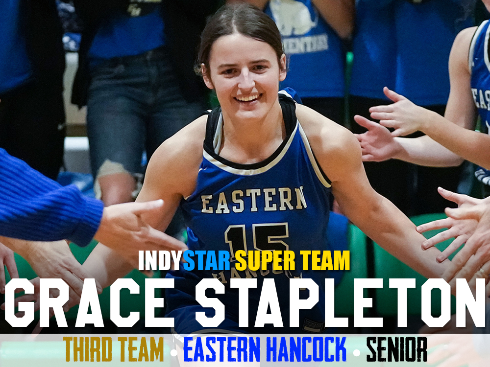 IndyStar HS Sports (@indyhsscores) on Twitter photo Central Indiana ALL-USA Super Team, Third Team: Congratulations to <a href="/ehroyals/">E. Hancock Athletics</a> senior Grace Stapleton (<a href="/StapletonGrace/">Grace Stapleton</a>)!
Meet the team: indystar.com/story/sports/h… Central Indiana ALL-USA Super Team, Third Team: Congratulations to <a href="/ehroyals/">E. Hancock Athletics</a> senior Grace Stapleton (<a href="/StapletonGrace/">Grace Stapleton</a>)!
Meet the team: indystar.com/story/sports/h…