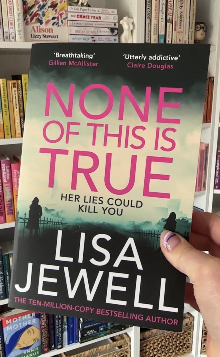 Yes, yes I did squeal when I opened this absolute beauty this morning!!!

#noneofthisistrue by @lisajewelluk is released on 20th July published by @centurybooksuk 

Thanks to the lovely @najmafinlay for making my Wednesday 🙌

#booktwt #BookTwitter #bookmail