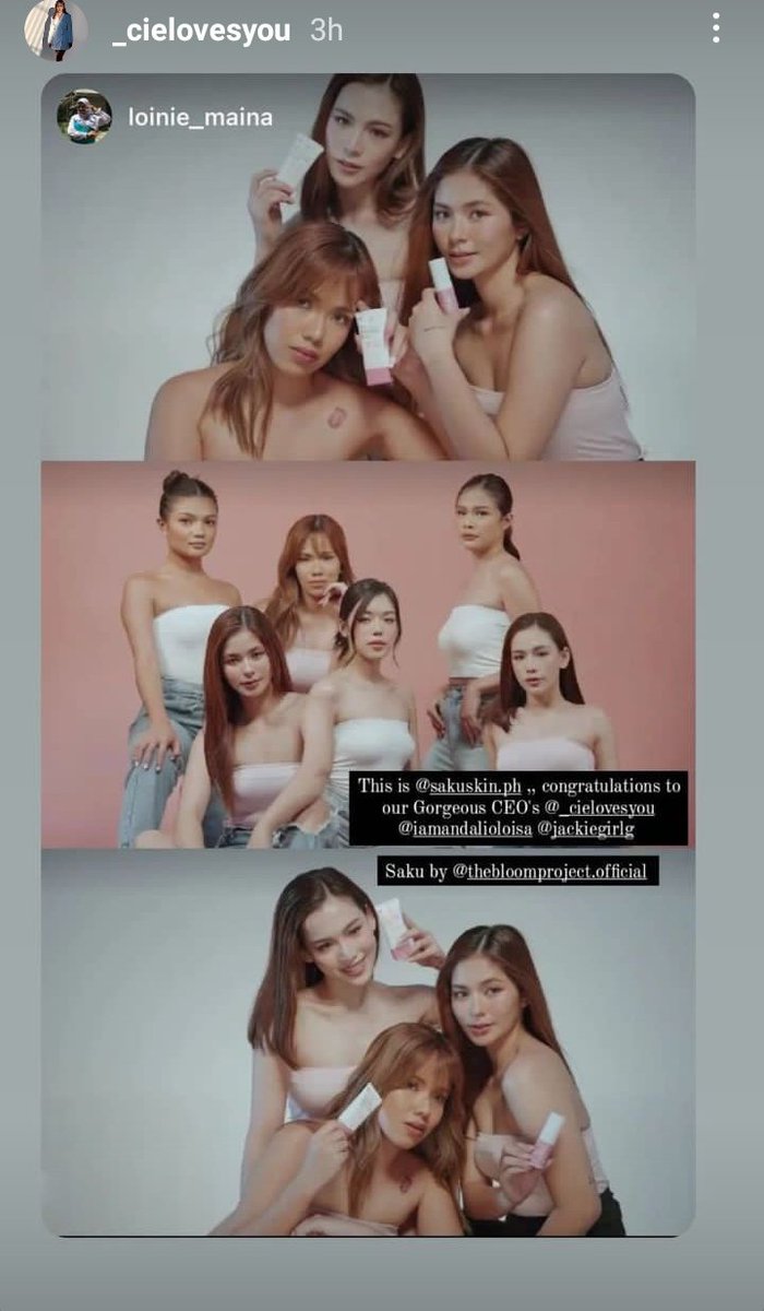 RonnieLoinie's tweet photo. Congratulations &amp; best wishes for new product release @Sakuskin.ph.
CEO @iamAndalioLoisa @cielo_eusebio27 @jackiegirlg 🙌🙌🌸🌸👏👏🙏🙏
#TheBloomProject
#SakuSkin.ph https://t.co/VK90sr1WSD