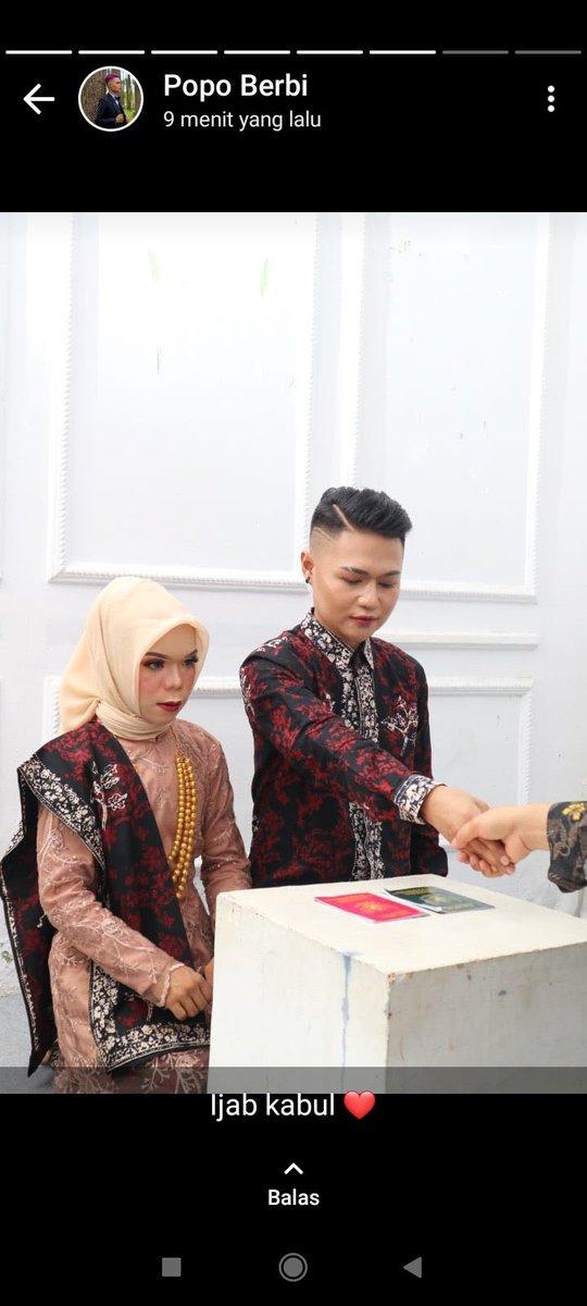 kamaarsha's tweet photo. ╱. Minggu depan tuh resepsi ya? SW kamu yang ini berarti baru menikah di KUA biasa kah? https://t.co/lAFaQY9FeA
