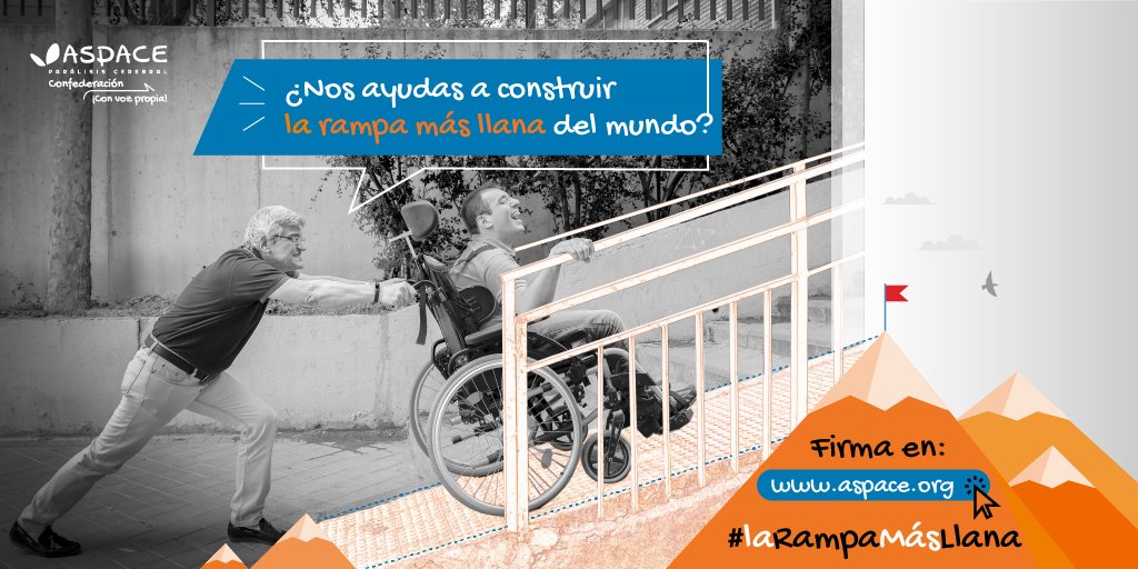 fedeaspace's tweet photo. Las familias de personas con #ParálisisCerebral suelen tener #lesiones de espalda, hombros o muñecas por empujar sus #SillasDeRuedas.
 
Apóyanos para que puedan optar a una #SillasDeRuedasElectrica y evitar estos problemas de salud. https://t.co/w8ydLFI7rG 
 
#LaRampaMásLlana https://t.co/S3inJaMtbm