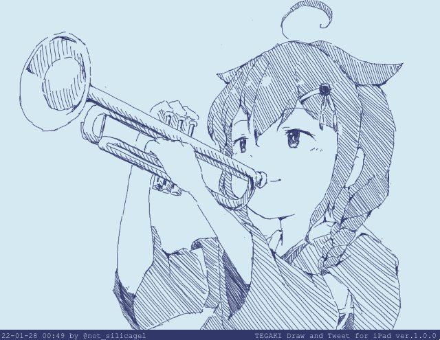 #既掲でもいいのでとにかく時雨ちゃんを貼ろう 
おまけでtegaki_dtとかのモノクロ時雨ちゃんズ 