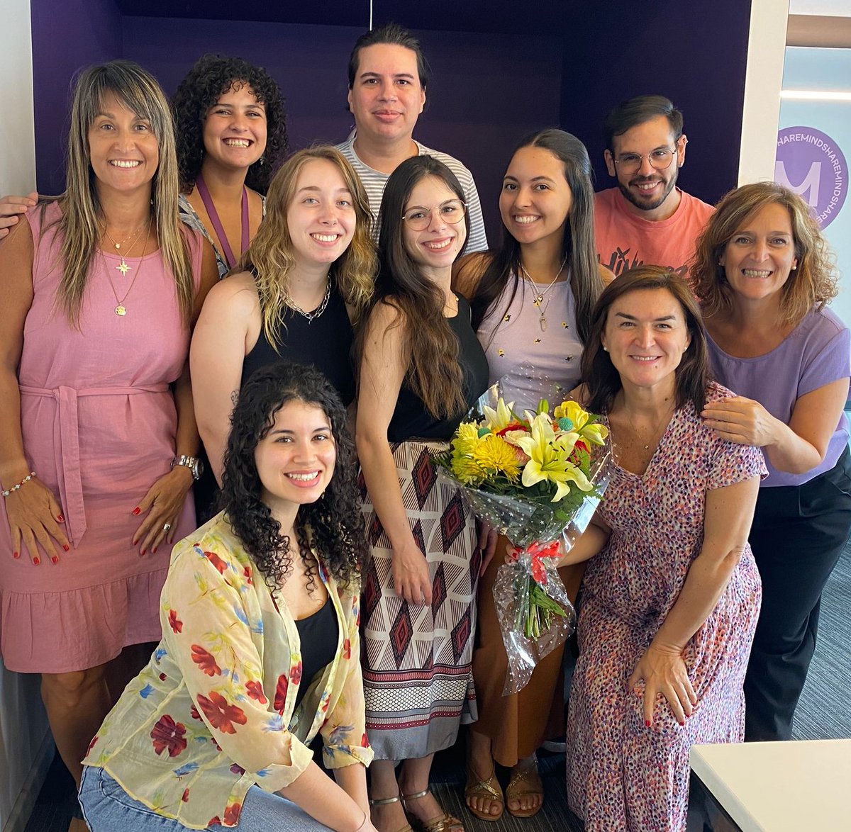 Hoy este equipo está de festejo! <a href="/mindshare_uy/">Mindshare Uruguay</a> cumple 1⃣8⃣ años y estamos muy felices💜