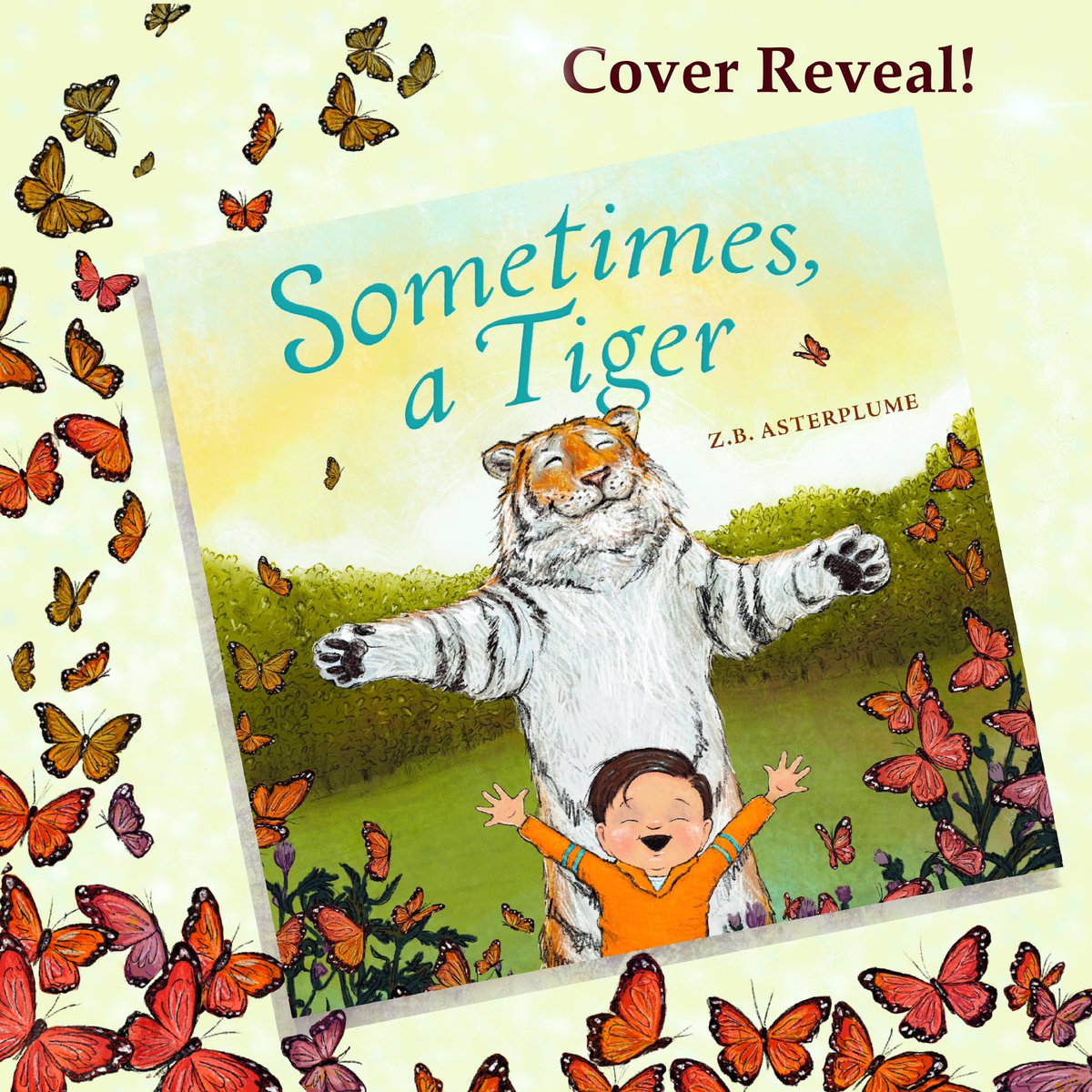 Hurray! Here is the cover for my debut picture book, published by Macmillan (Feiwel &amp; Friends) It will be in stores July 11th. You can pre-order it all over the place right now though🤓 SOMETIMES, A TIGER #picturebook #kidlit #book Also, enjoy your day!