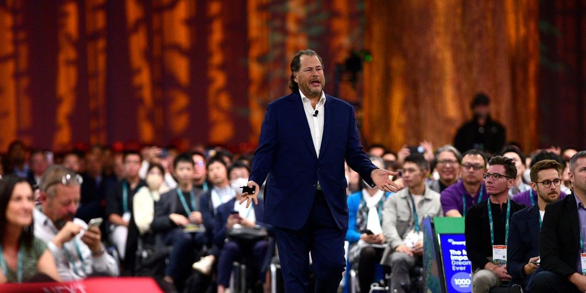svthompson's tweet photo. After years of rapid revenue pursuit and spending, Salesforce has entered an era of careful spending. The new measures, including job cuts and reducing its real estate footprint, saw the company greater profitability and a surge in shares.
https://t.co/CpKIwdpWpF https://t.co/AvwLo8e3AZ