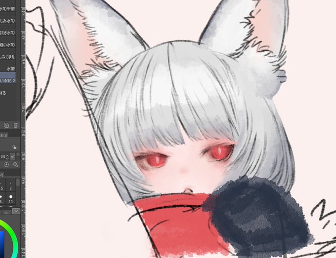 過度な塗りこみ無しでいい感じに見える塗り方考えないとなぁ 