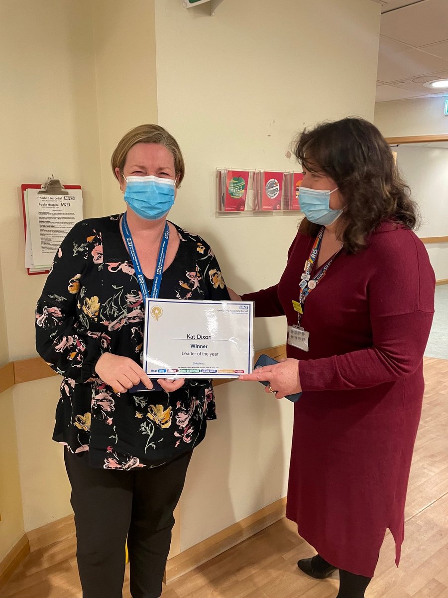 University Hospitals Dorset Jobs (@uhdjobs) on Twitter photo Congratulations to Kat in nuclear medicine who won the 'Leader of the year' award, presented to her by our chief executive <a href="/S_HarringtonNHS/">Siobhan Harrington</a> ✨
Kat was chosen for being an inspirational leader and showing astonishing commitment in her role. #TeamUHD are so proud of you! 💙 Congratulations to Kat in nuclear medicine who won the 'Leader of the year' award, presented to her by our chief executive <a href="/S_HarringtonNHS/">Siobhan Harrington</a> ✨
Kat was chosen for being an inspirational leader and showing astonishing commitment in her role. #TeamUHD are so proud of you! 💙