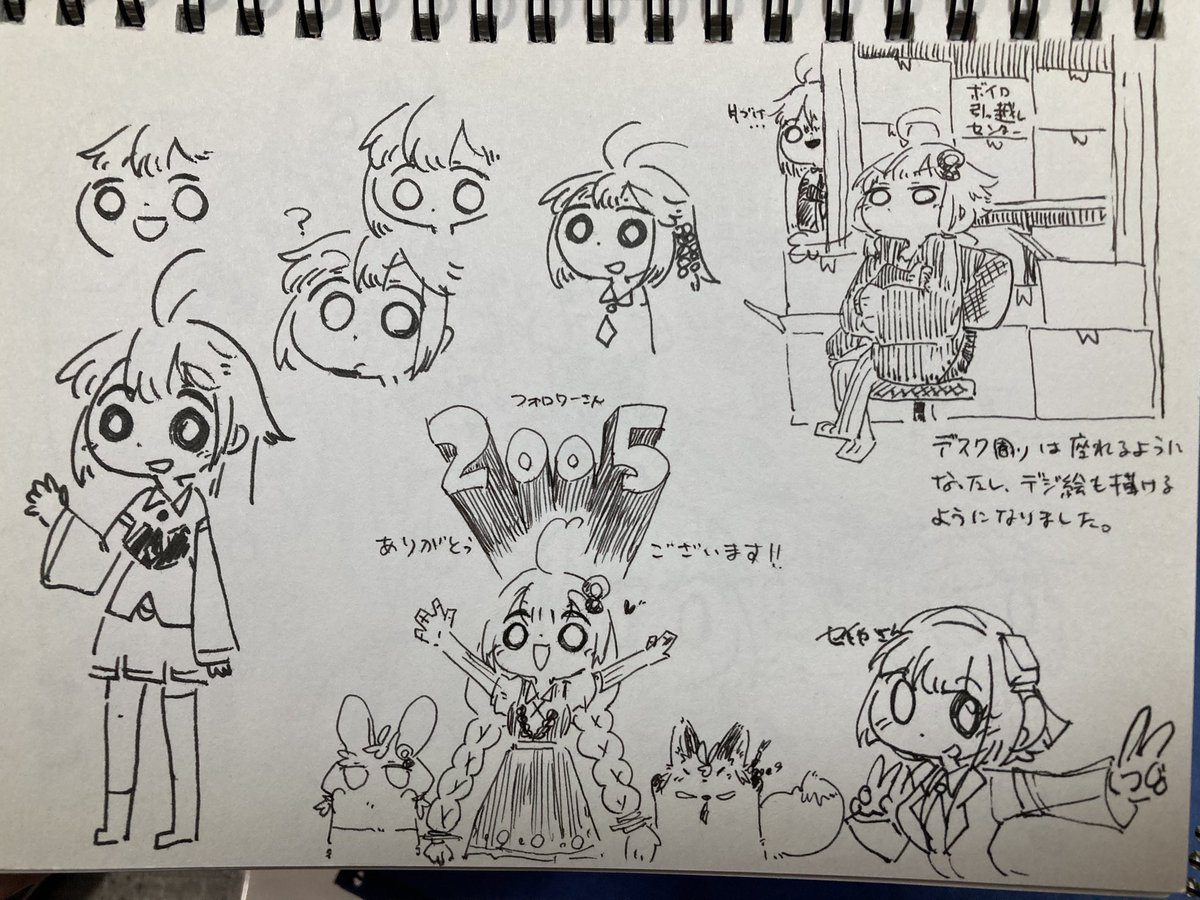 コレは引っ越し終わって荷解き始めた辺りか。2005フォロワー行ってたらしいです 