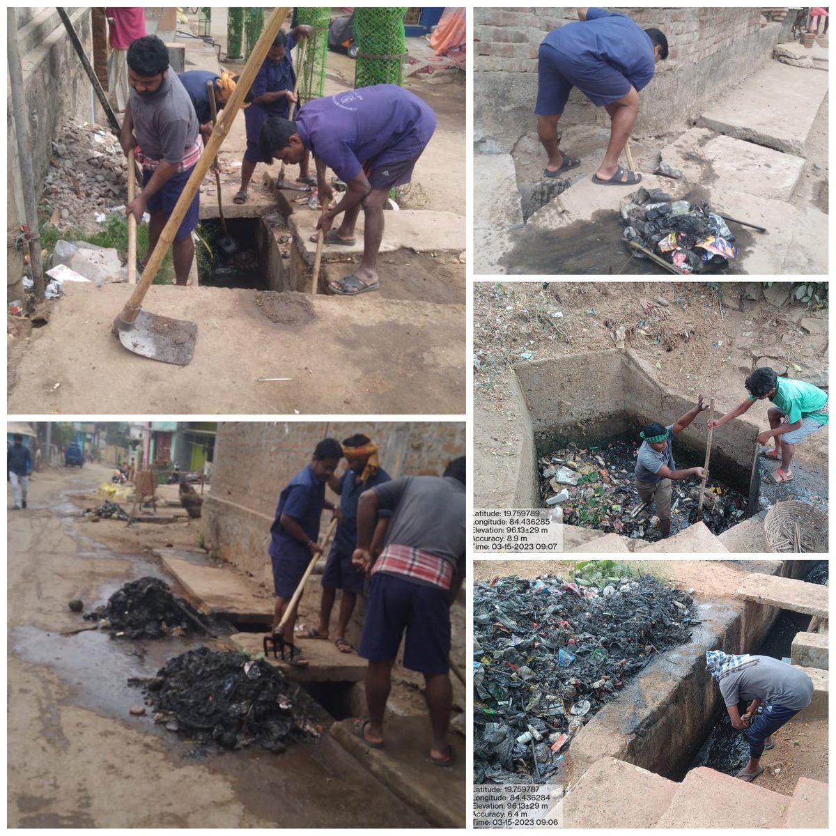 SuradaNac's tweet photo. Segregated garbage collection &amp; drain cleaning activities at various locations across the town. @DUDA_Ganjam
@Ganjam_Admin @HUDDeptOdisha
@SwachSurvekshan 
#ULBCode801867 
#Draincleaning
#D2Dcollection #SwachhSurveykhan2023 
#Swachh_Surada_Sustha_Surada
#ସ୍ୱଚ୍ଛ_ସୋରଡା_ସୁସ୍ଥ_ସୋରଡା https://t.co/JGgocSC6J3