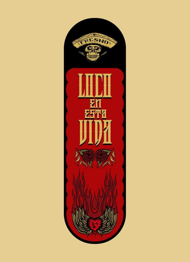 Henryloco559's tweet photo. Woke up early and put more time into this skatedeck art. Still not happy with the Heart, Wings, Frames #locoatfua #henryloco #fresnoundergroundart #wip #myprocess #locoenestavida #skatedeckart #adobemax #adobeillustrator #notAIart https://t.co/KYxZix5lKt