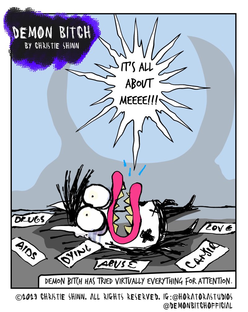 HoraToraStudios's tweet image. #CloutChasing 2.0! There is nothing more disgusting than taking an actual issue, then lying about it - in order to garner sympathy from others.

Vote for me for the #Ringos. :)

ALL STUFF HERE: linktr.ee/HoraToraStudios

#WickedWednesday #DemonBitch #HoraToraStudios