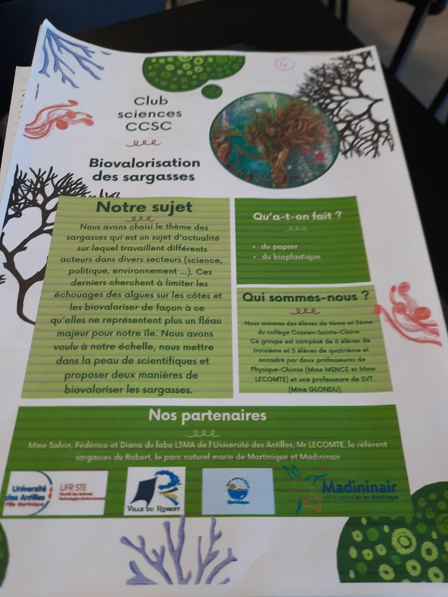 EDFenMartinique's tweet photo. EDF en Martinique impliqué dans l'innovation et dans l'insertion des jeunes soutient les jeunes collégiens innovateurs⚡️ ! @Fond_CGenial ▶ Prochaine étape pour les gagnants, le concours national à Paris où ils se rendront pour défendre leur projet.
#EDF #CGenial #Martinique https://t.co/Sb57TVwh8t