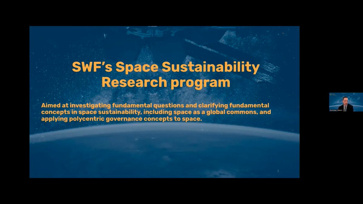 Space Sustainability Research Fellowship presentations on polycentric approaches to space governance & the space 'commons' now posted youtu.be/0a1G6zfalVM #SpacePolicy #SpaceLaw #SpaceSustainability