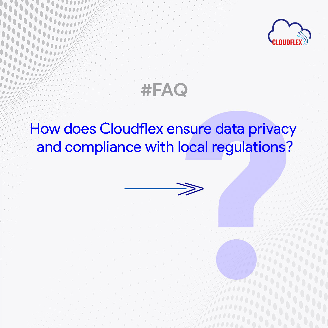 CloudflexNG's tweet image. How does your Nigerian cloud computing company ensure data privacy and compliance with local regulations?

#Cloudfaq #datasecurity #dataprivacy #cloudcomputing  #startupNigeria #nigeriaentrepreneur #lagosstartup #Nigeriatech  #africastartup #Nigeriatech #cloudflexng