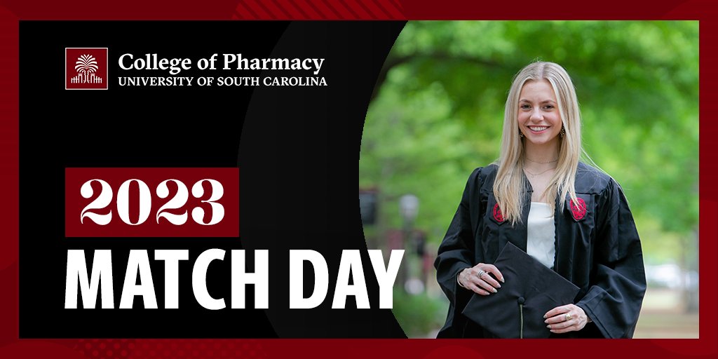 UofSCPharm's tweet photo. Joanna Nixon (Class of ‘23) matched with @UK_HealthCare in Lexington, Kentucky, for a PGY1 Pharmacy Residency 🎉

#RxMatchDay | #UofSCPharmMatch | @nixon_joanna https://t.co/kMW7w0eitX