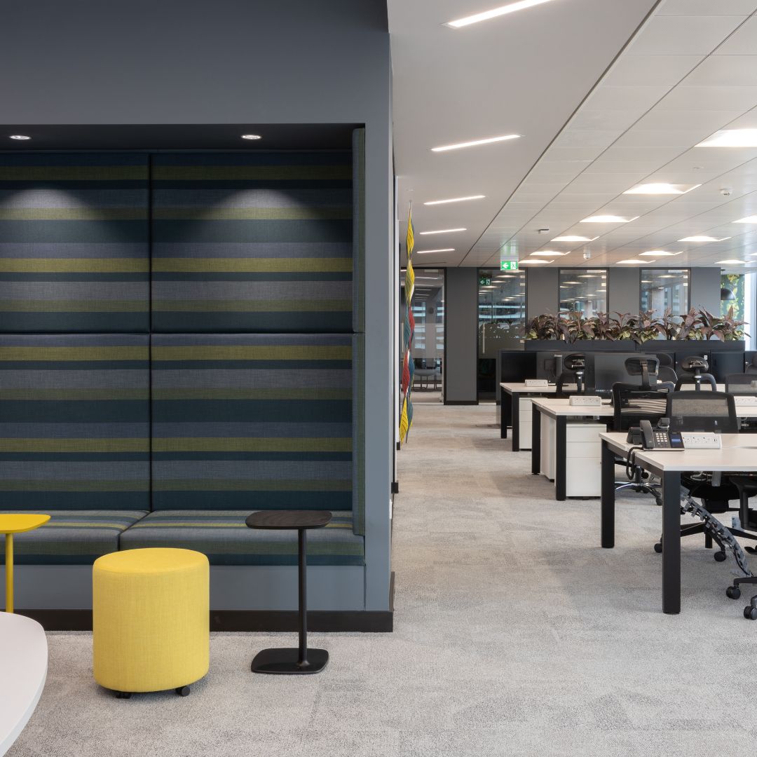 Transform your workspace into a stunning oasis of productivity with our office fit-out services! Check out one of our projects, where we've created a sleek and modern office environment that's both functional and stylish.