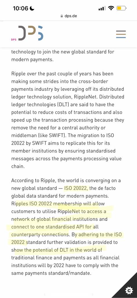 ISO 20022.... LET'S DO IT tweet media