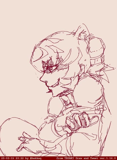 「もう視力がダダ落ちじゃ #tegaki_dt 」|初火駆のイラスト