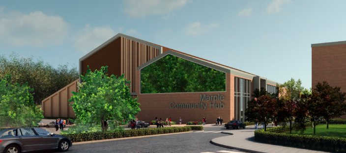 StockportMBC's tweet image. ✅ Marple will get a new £20million community hub thanks to funding granted through the Levelling Up project.

The project will deliver a new swimming pool, library, fitness studio, community spaces, and new cycling and walking routes.

Read more here: orlo.uk/5Lg4e