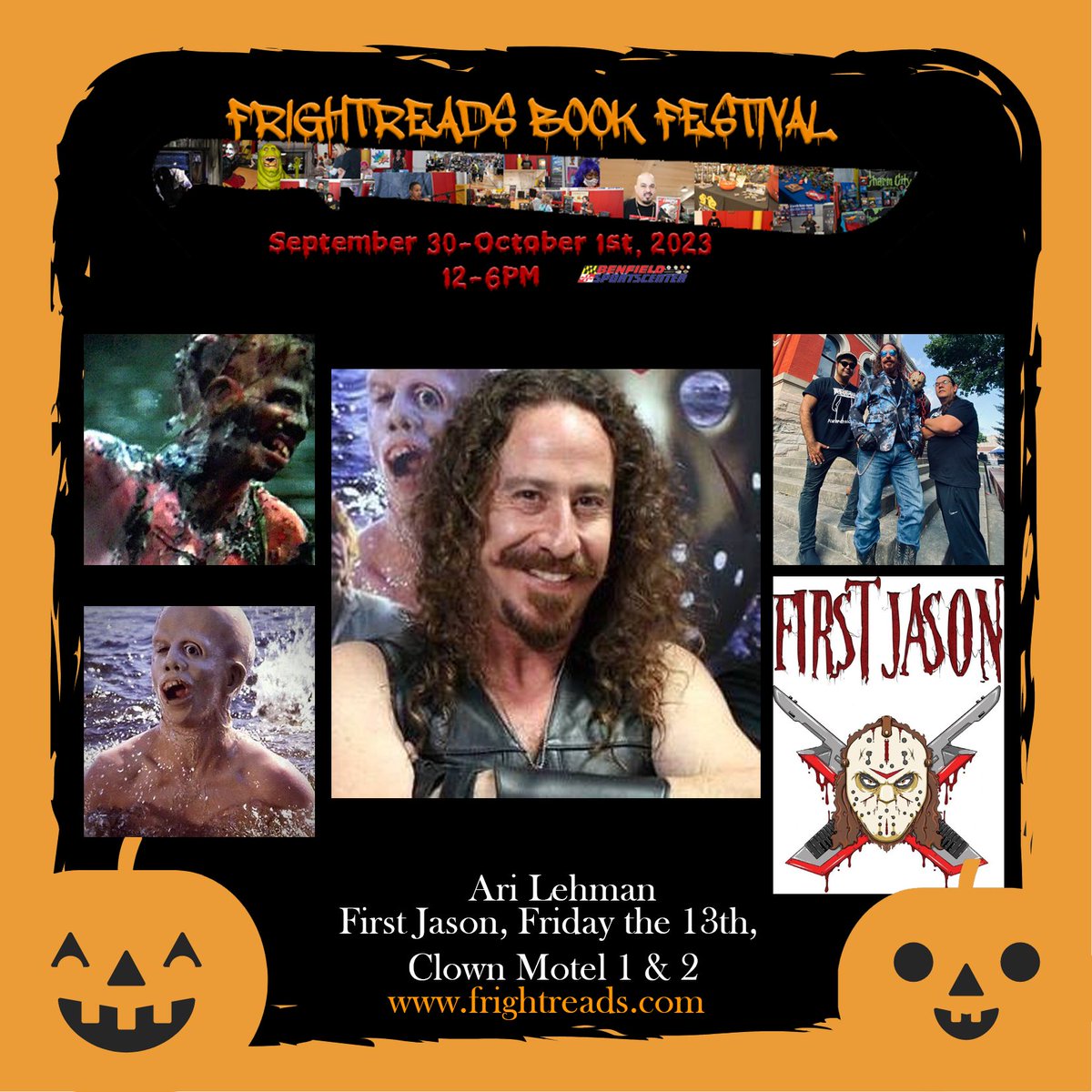 frightreads's tweet photo. Look at some of these fantastic actors and rock stars we have on board! @FIRSTJASON #BrianOhalloran @Thaoriginalgata #RobinShelby #Ghostbusters #Clerks #Troma #FridayThe13th #JasonVoorhees #ThingstodoinMaryland #FrightReads #Halloween #Horror #Books #Events #Celebrity https://t.co/eOH0lG3dom