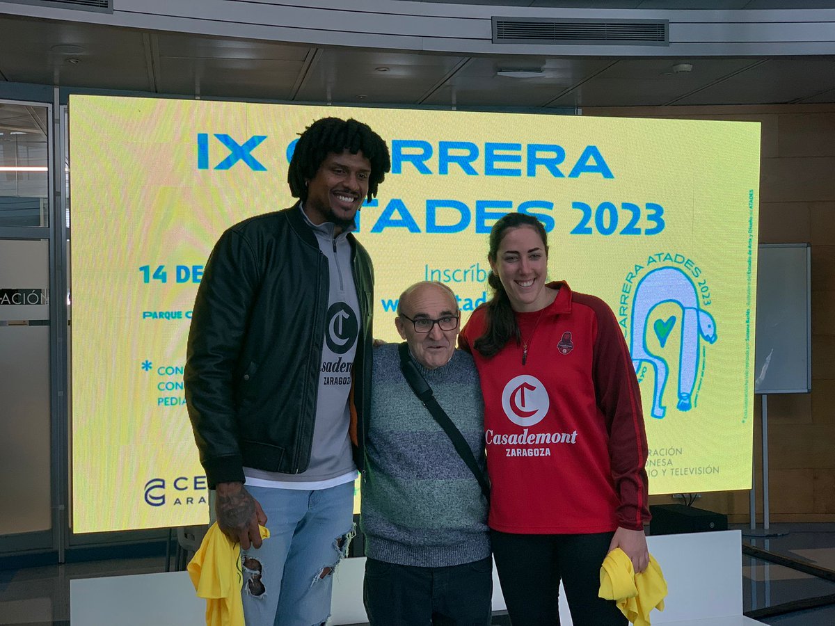 Fund_BZ's tweet photo. 🙌 Hemos estado presentes en la presentación de la IX Carrera Solidaria de @somosatades 

❤️ Siempre es un placer estar junto a vosotros, amigos. ¡Os esperamos a todos en la carrera que tendrá lugar el 14 de mayo en el Parque Grande de Zaragoza!

ℹ️ https://t.co/v4WR4R9pcU https://t.co/NX4J98fVRN