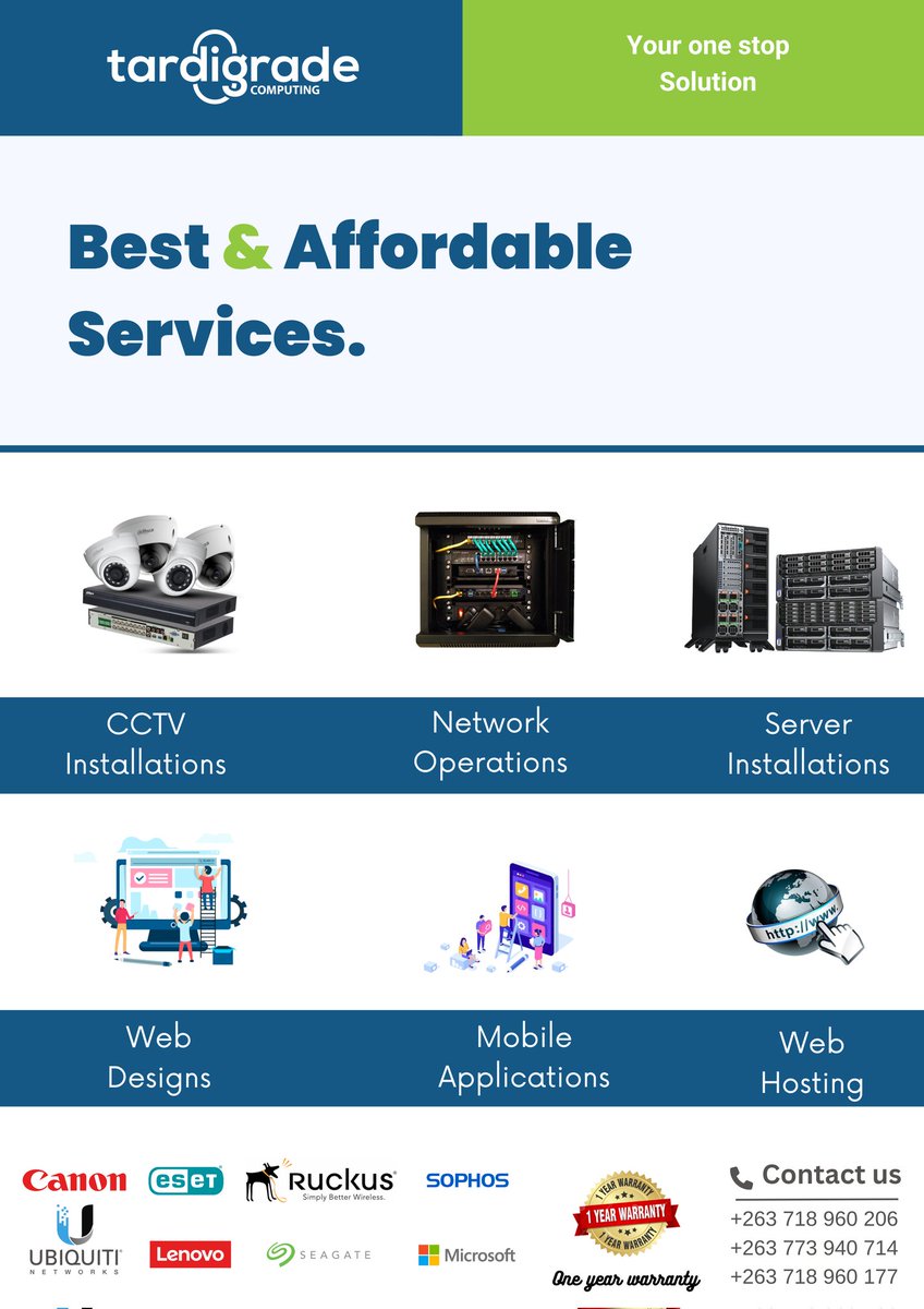 tardigradecomp's tweet photo. Tardigrade Computing One Stop Solution To All IT Services

Contact Us On WhatsApp : https://t.co/csrYg0gTbt

#laptopforsale #desktop #comsumables 
#harare #bulawayo #mutare #hwange #zimbabwe https://t.co/xXbAF3uvqc