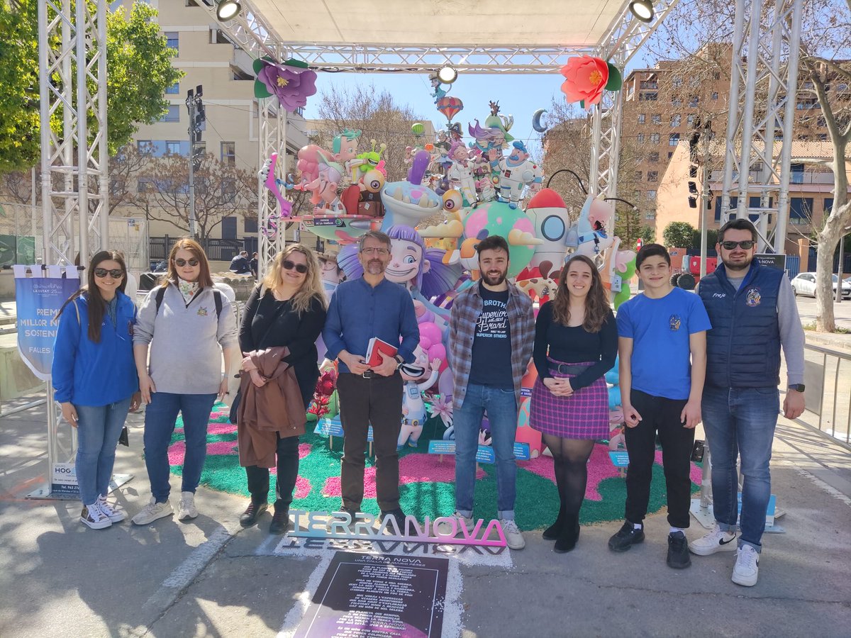 AVAESEN's tweet photo. 🔥Hoy nuestra project manager, Mariola Guarinos, ha formado parte del jurado de los primeros premios fallas neutras y sostenibles.
Ha visitado las #fallas infantiles con José Villalba, Maite Mercado Sáez, Tomás Gómez Navarro, Edgar Lorenzo Sáez  y Mar Piquer Muela https://t.co/5r35uxnM2O