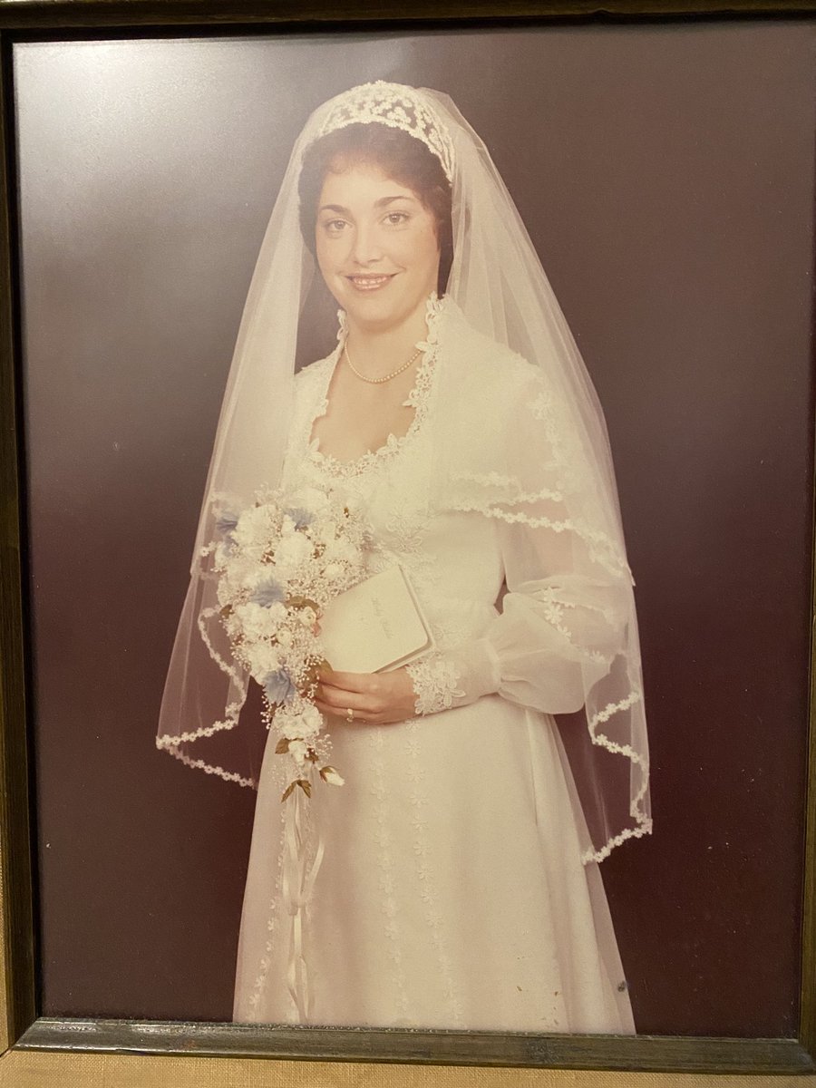 43 years ago today I was so blessed to marry this beautiful lady, Happy Anniversary Tonja. #outkickedmycoverageamile  #marriedovermyhead